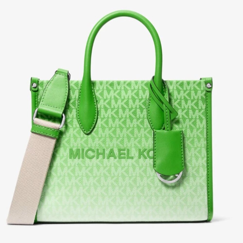🍍 Michael Kors  Stunner Mirella Small Shopper Ombre Crossbody - NWT $448 MSRP - Picture 6 of 13